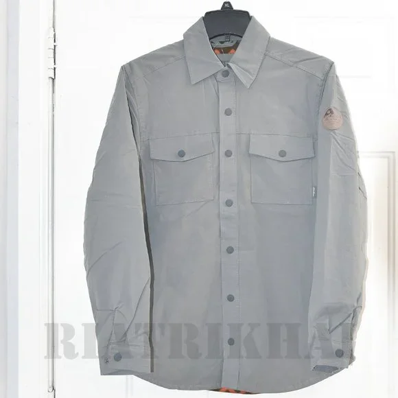 GRAY NWT Eddie Bauer Men’s Fleece Lined Jacket - Picture 3 of 11